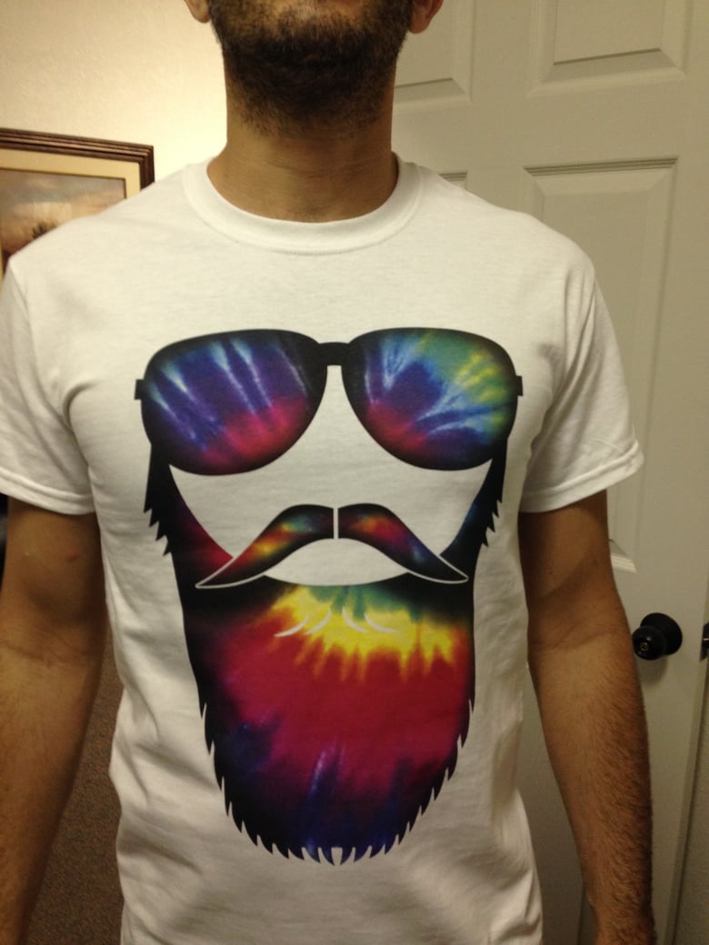 Image of Tie-dye Beard Tee