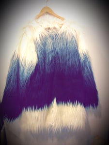 Image of Gradient fur coat