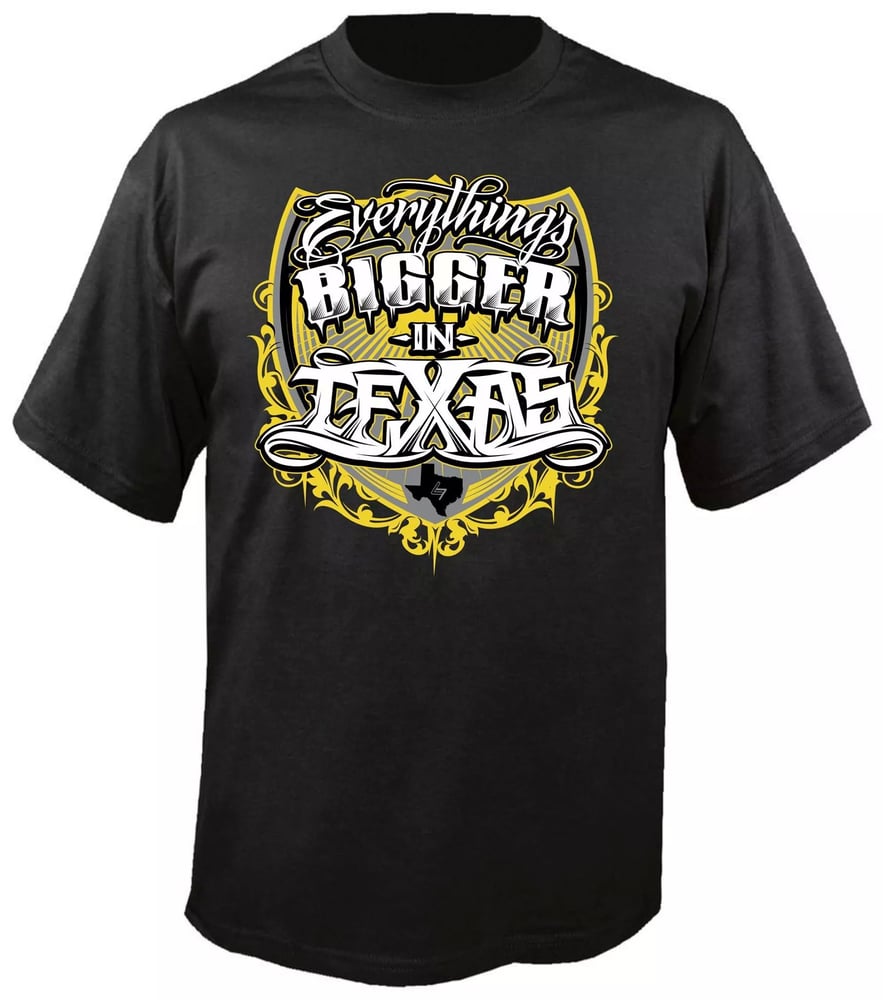 Image of "Bigger In Texas" Mens shirt
