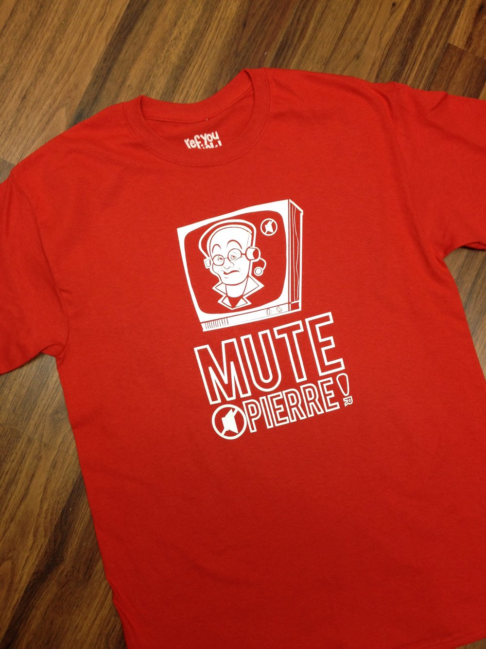 MUTE PIERRE! (MCGUIRE) T-shirt black/red