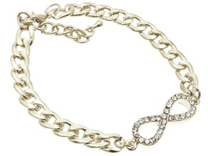 Image of Petite Infinity Chain Bracelet
