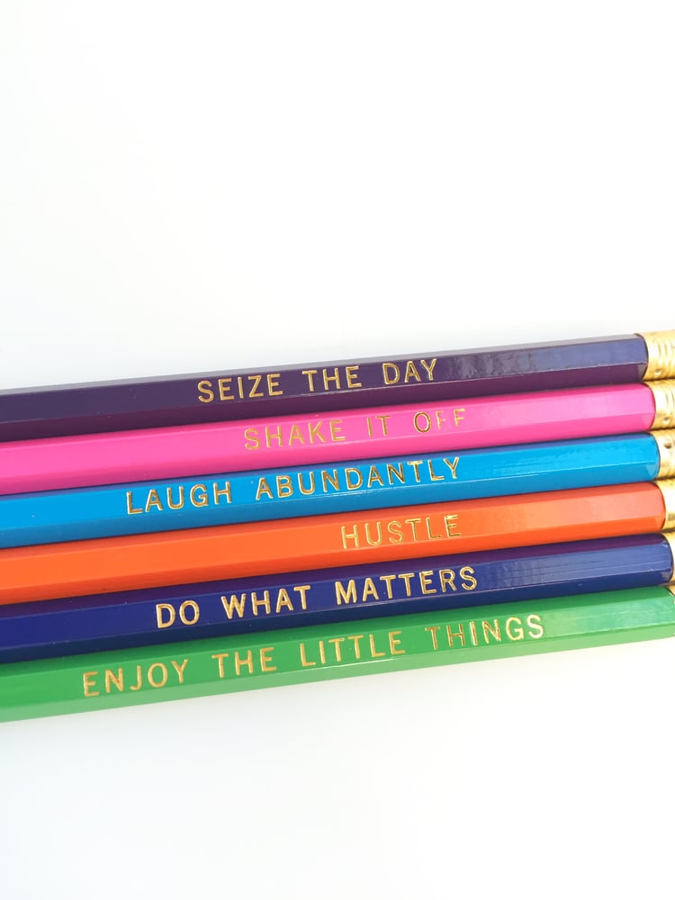 Image of PENCIL SET: Cheerful Motivations 