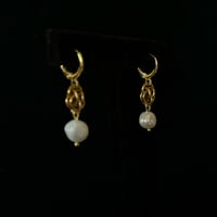 Image 4 of pearl aurelia hoops ༉‧₊˚.