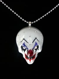 Image 1 of Grey Evil Clown Pendant *WAS £35 NOW £25*