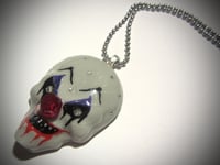 Image 2 of Grey Evil Clown Pendant *WAS £35 NOW £25*