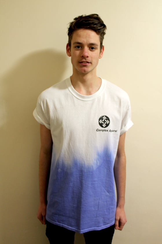 Image of Blue Dip Dye Tee