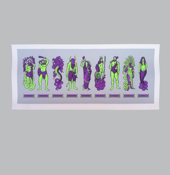 Image of Myth Monsters (purple/green)