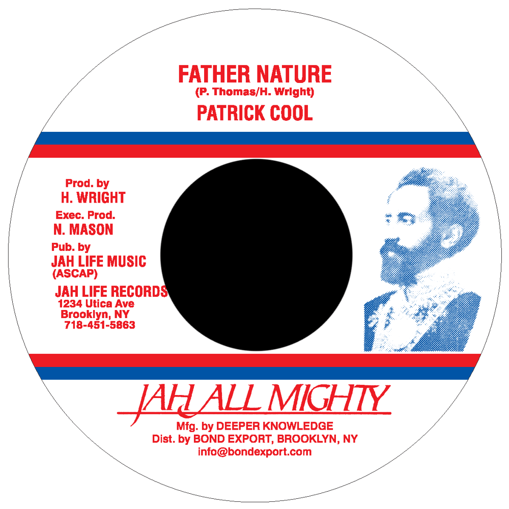 Image of Patrick Cool - Father Nature 7" (Jah All Mighty)