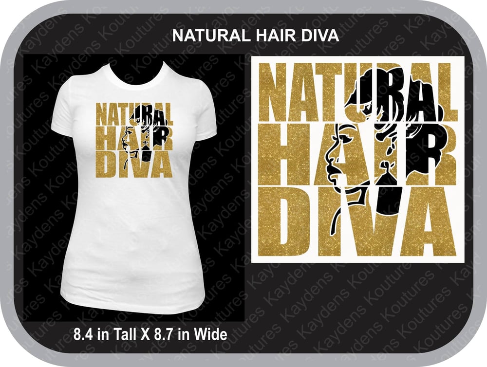 Image of Natural Hair Diva Tshirt