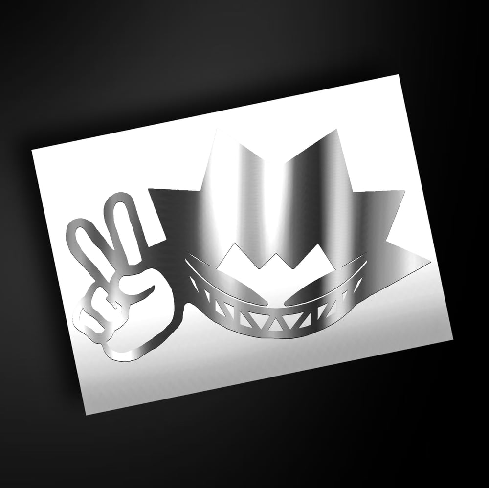 RARE DUDE HEAD decal