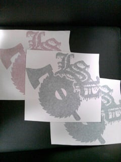 Image of LARGE ARTIST/LSP STICKERS