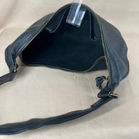 Image 8 of MADEWELL Elegant Piazza Black Leather Hobo Bag