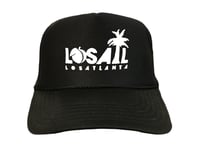 Image 5 of Peach Palm Trucker Hats (Black)