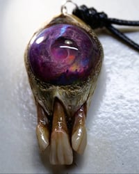 Image 10 of Nebula and bone pendant 