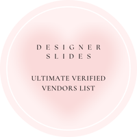 Image 1 of Designer/Trendy Slides Vendors List!