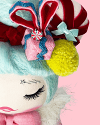 Image 3 of MEDIUM ART DOLL HOLIDAY SWEETIE & ORNAMENT 