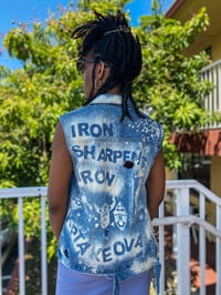 Image 1 of IRON SHARPENS IRON Denim Vest 