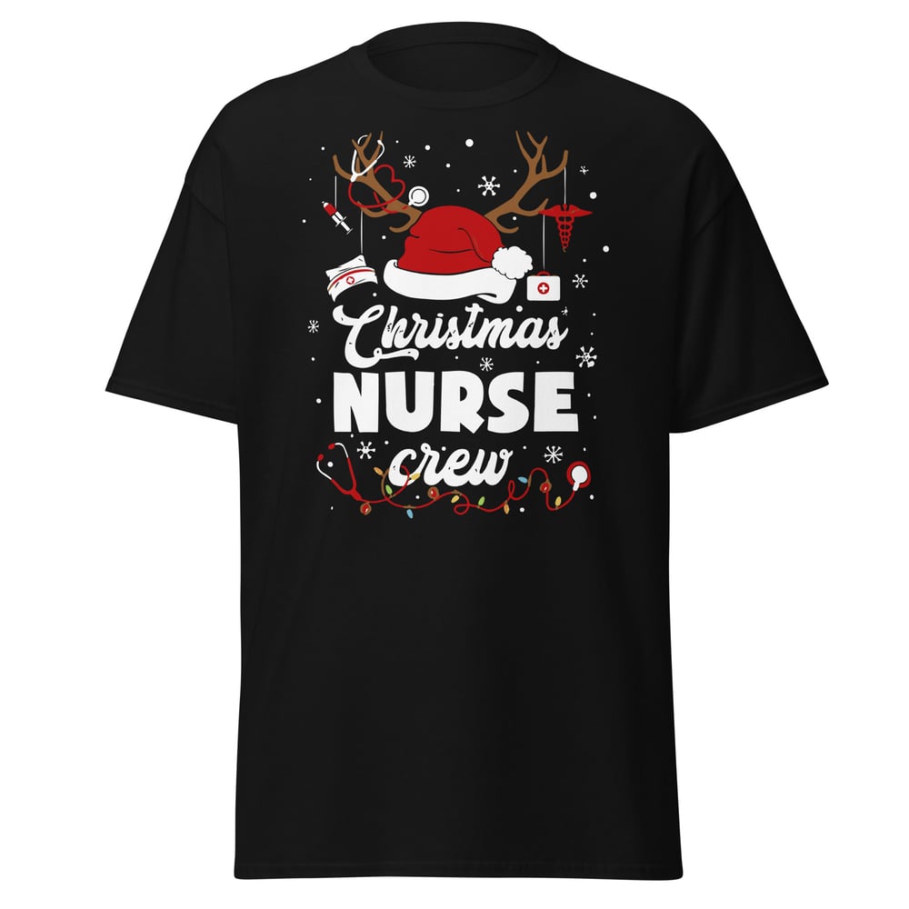 Christmas nurse crew tshirt, Holiday Tshirt
