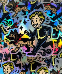 Image 1 of Vault Boy & Dogmeat! Sticker