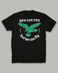 Image 1 of 'You Can Run' Vol. 2 Shirt (Black)