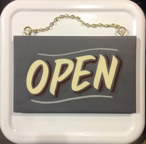 Image of Open/Closed sign by Scott Sueme