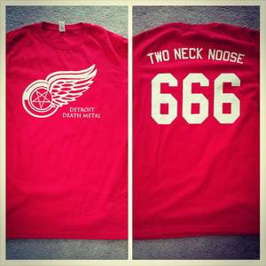 Image of Detroit Death Metal Red Winged Shirt