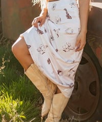 Image 1 of Falda vaquera beige XL