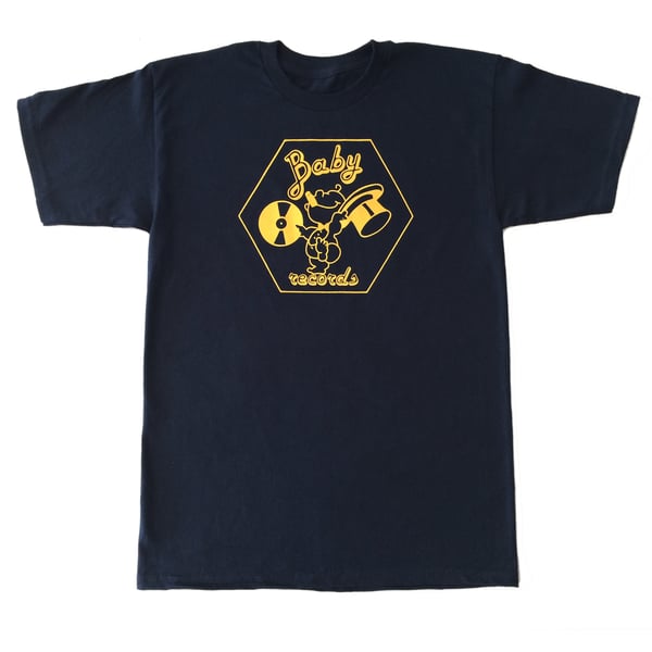 Image of Baby Records Navy T-Shirt