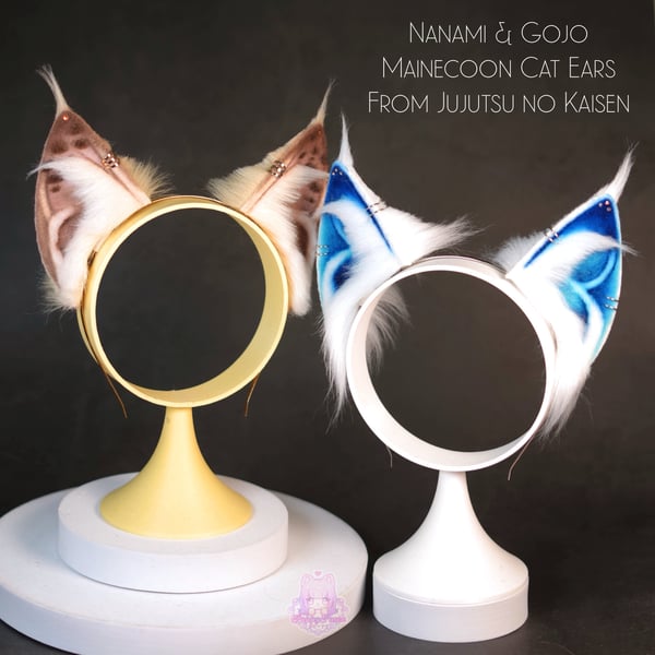 Image of Nanami and Gojo Mainecoon Cat Ears