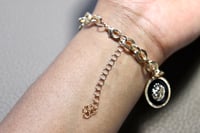 Image 4 of Gold plated chain charm bracelet 