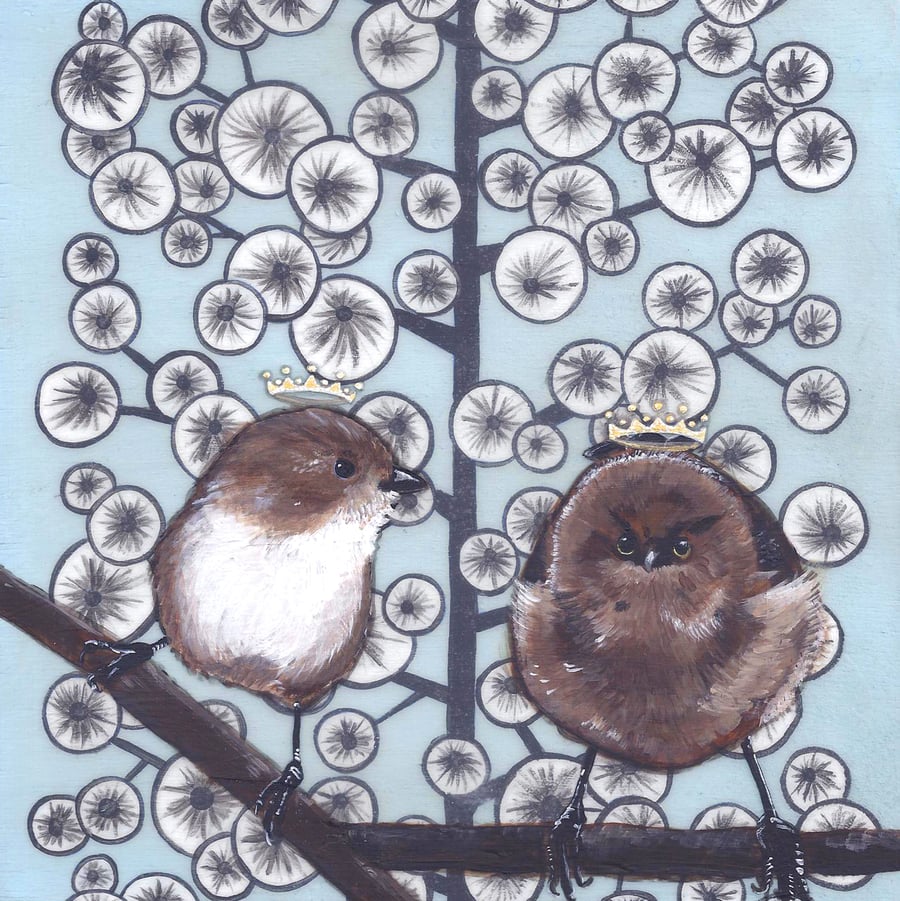 Image of Psaltriparus Minimus Royalty - card