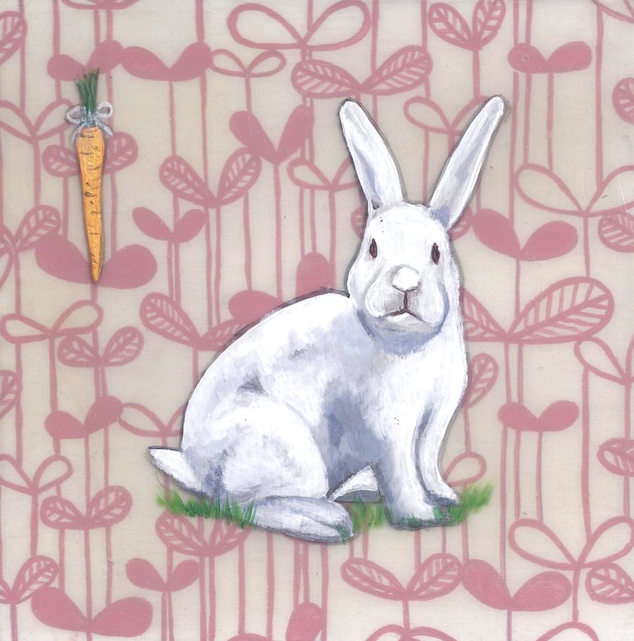 Image of White Rabbit - card