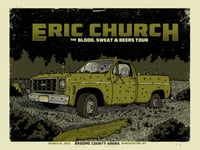 ERIC CHURCH @ BROOME COUNTY ARENA, NY - 2012