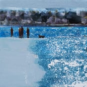 Image of Family Walk along the Estuary, Brittany