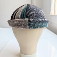 Image 2 of Shallow Fit Upcycled Reversible Beanie–4