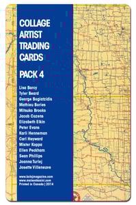 Image of Collage Artist Trading Cards, Pack Four