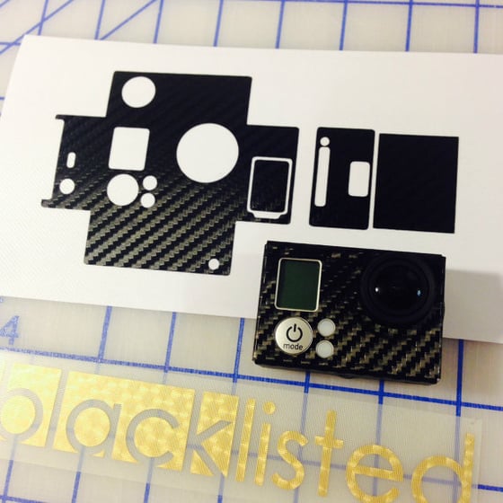 Image of GoPro 3 4 Carbon Fiber Skin 