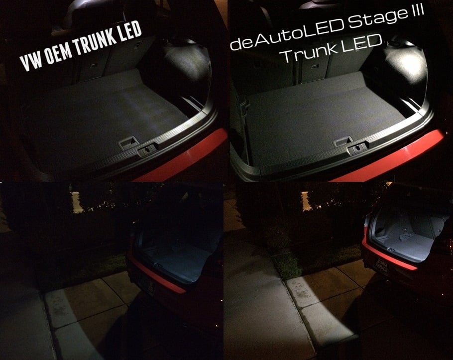 Image of Trunk LED Bulb - Error Free Fits: MKVII 2015+ Volkswagen GTI / Golf / Alltrack / Golf Sportwagen