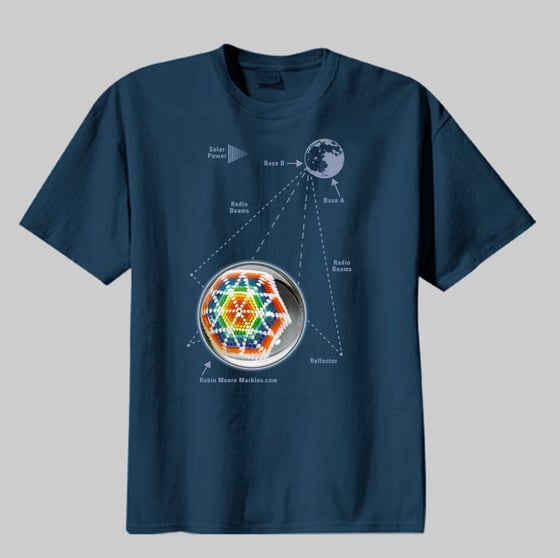 Image of Robin Moore Marbles "Moon" T-shirt 