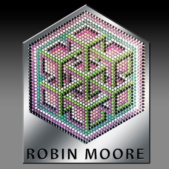 Image of Robin Moore Hat Pin Cube Design