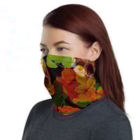 Image 3 of Red Rose / Skull Neck Gaiter