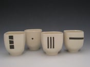 Image of Set of Four Tea Cups