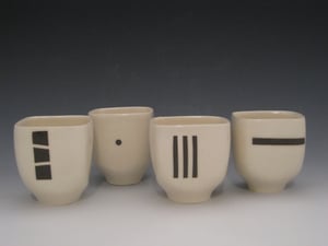 Image of Set of Four Tea Cups