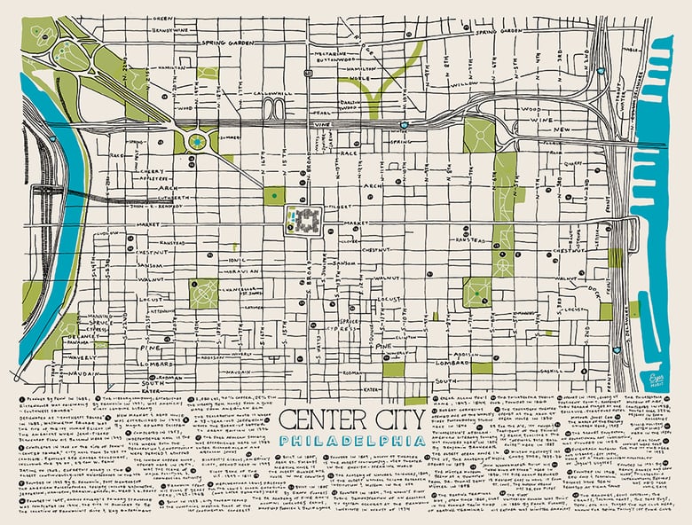 Image of The Center City Map