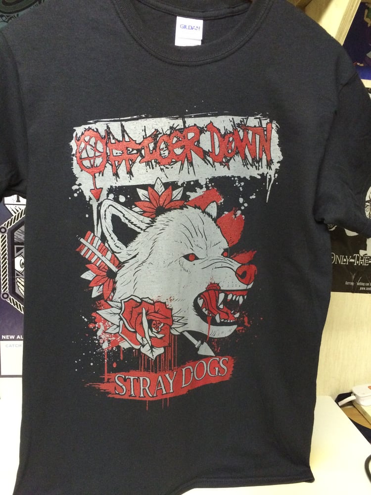 Image of Officer Down - 'Stray Dogs' T-Shirt
