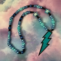 Image 2 of Lightning Bolt Kandi Necklace