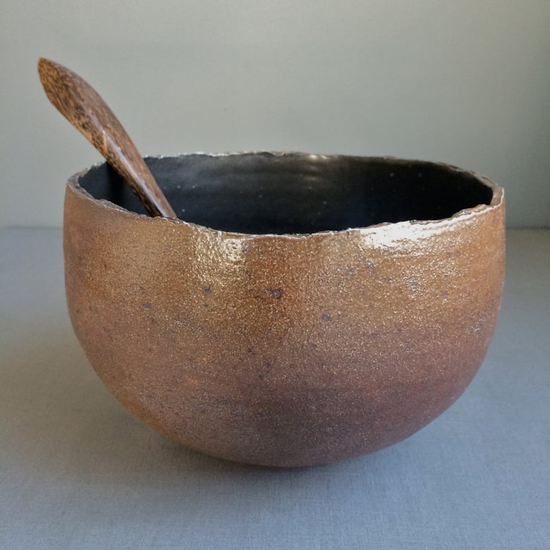 Image of Tall Wood-Fired Medium Serving Bowl