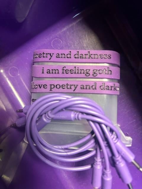 Gothybird silicone bracelet