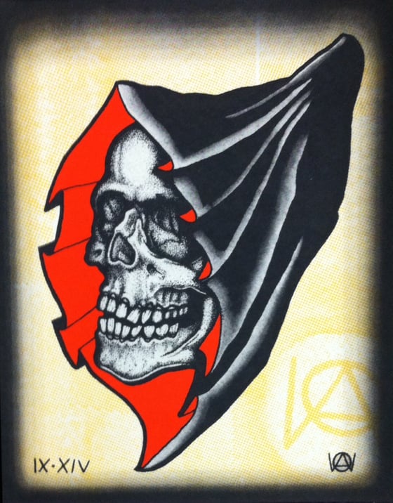 Image of Back in STOCK!!! OAW Reaper 11"x14" Silk Screen Print 1