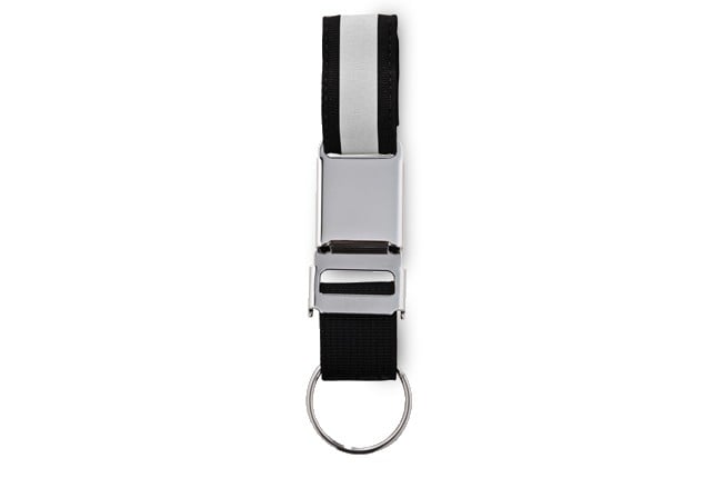 chrome mini buckle key chain